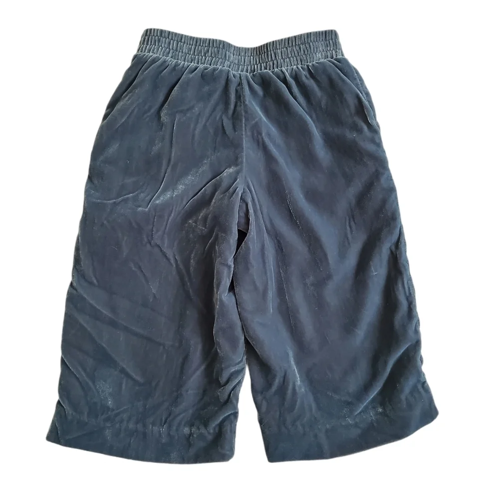 Gymboree Blue Velvet Culottes Cropped Pants